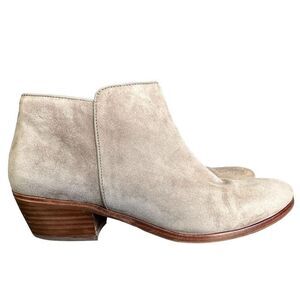 Sam Edelman Petty Suede Ankle Bootie Taupe